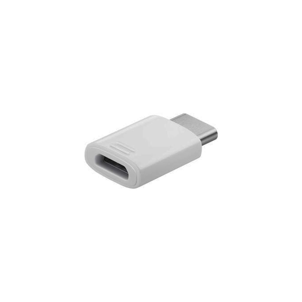 A white USB-C to Micro USB adapter shown against a white background.