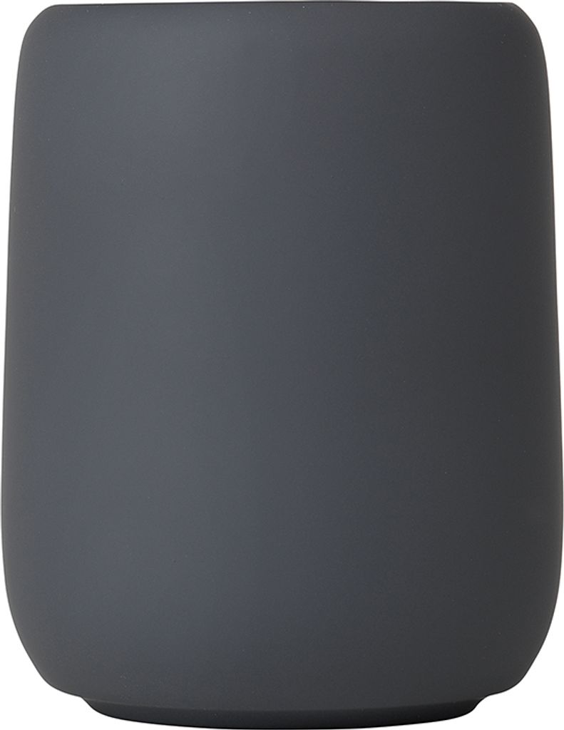 blomus SONO Zahnputzbecher, Magnet, Keramik, Silikon, H 11 cm, Ø 8.5 cm, V 0.3 l, 69041