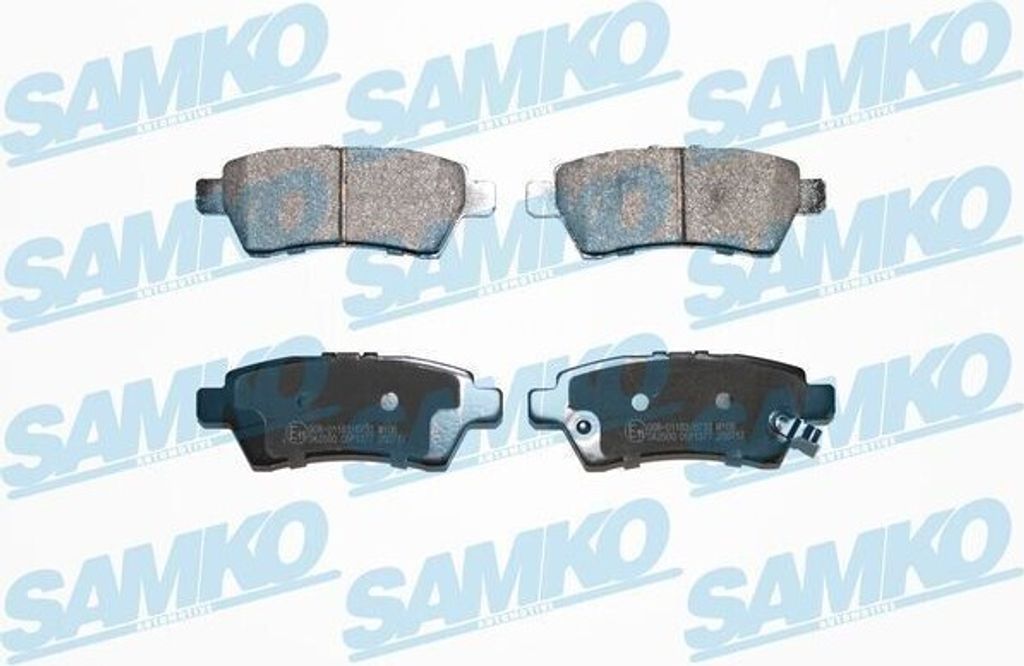 SAMKO Bremsbeläge Satz Hinten Bremsklötze für NISSAN NP300 Navara Pickup (D40) 5SP1377