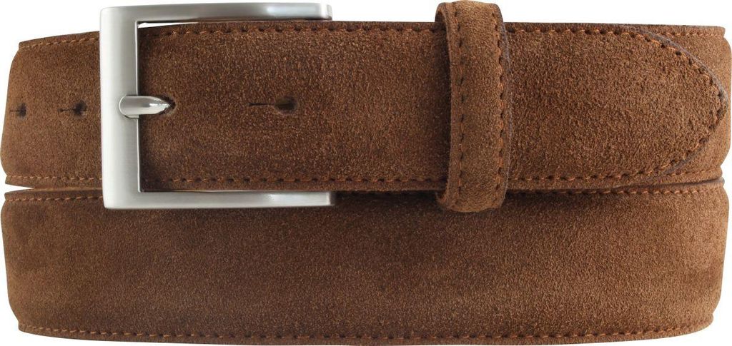 Gürtel aus Veloursleder 3,5 cm