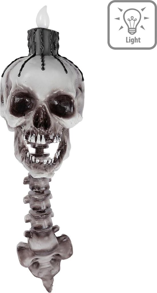 Totenkopf Kerzenhalter