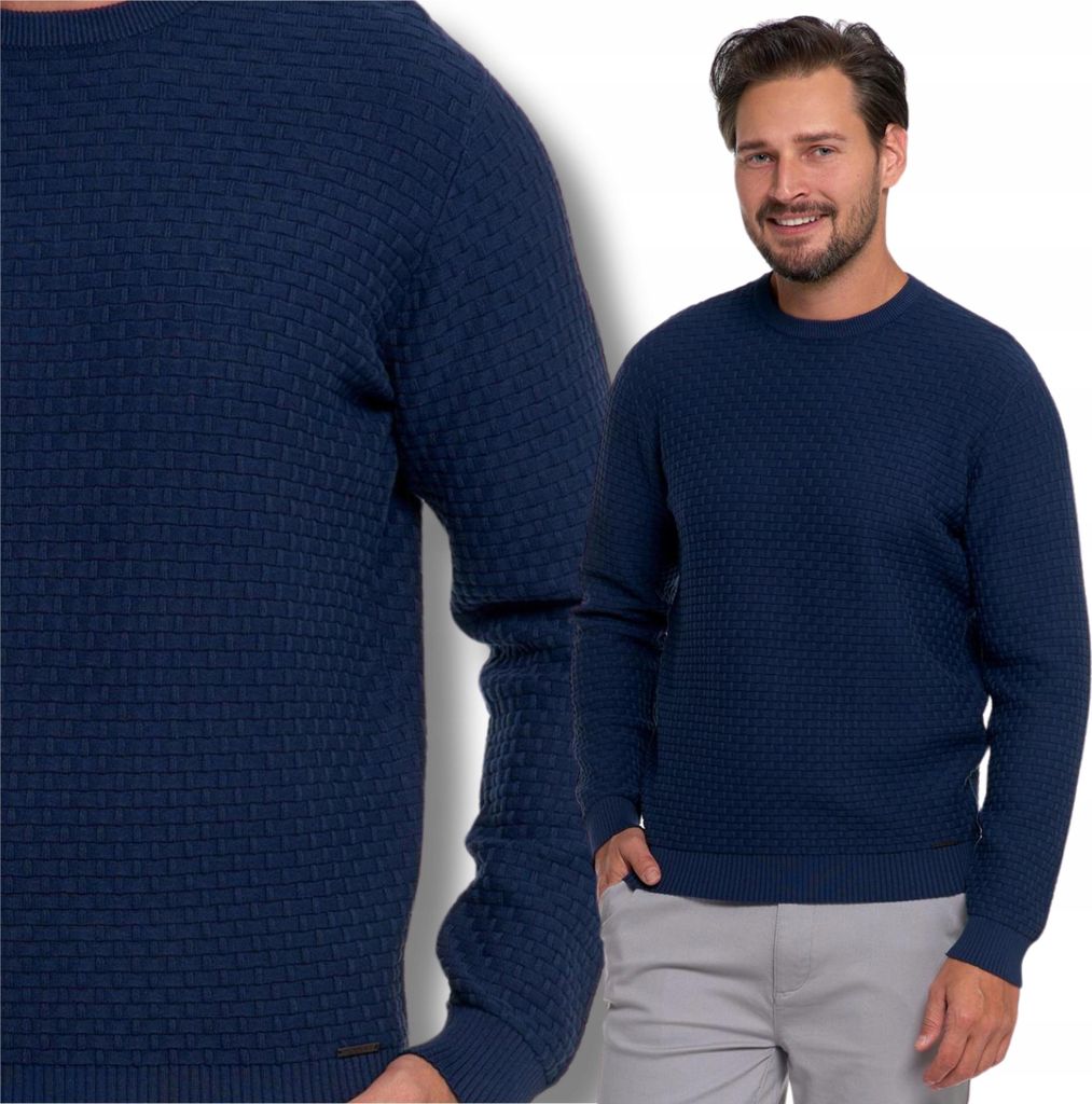 Elegantes MALE SWEAR Klassisch texturiert Modische Baumwolle MORAJ - M