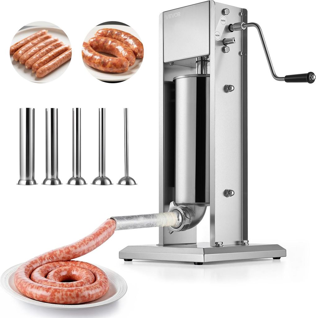 Embossoir à saucisses manuel VEVOR 5 L embossoir à Image du produit 