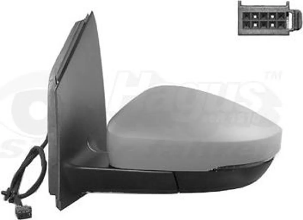 Vitre de Rétroviseur Gauche Volkswagen Polo 6R 6C pour Réparation Carrosserie