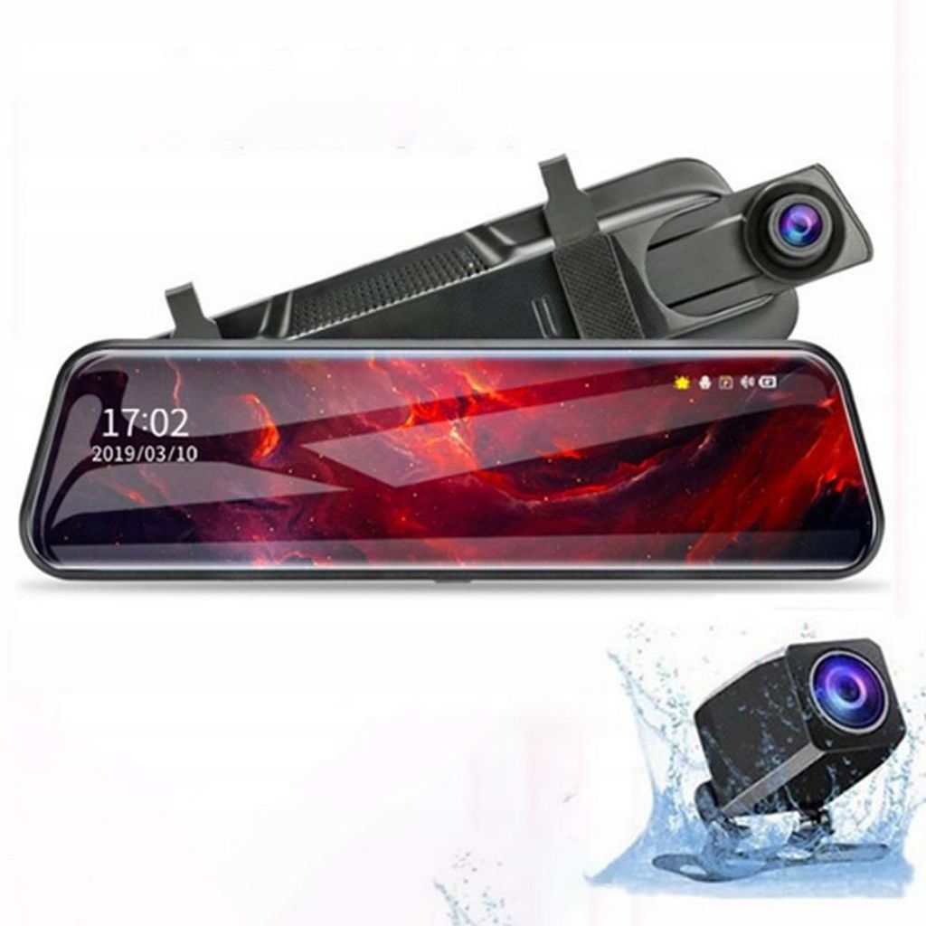 Auto Recorder wifi stimme HD neue reverse bild streaming media rückspiegel 10 zoll ohne karte