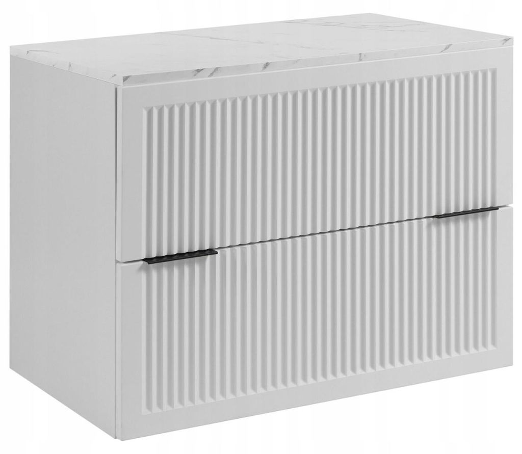 Rodan | Waschbeckenunterschrank 60 cm Weiß Matt - 3 Produktbild 