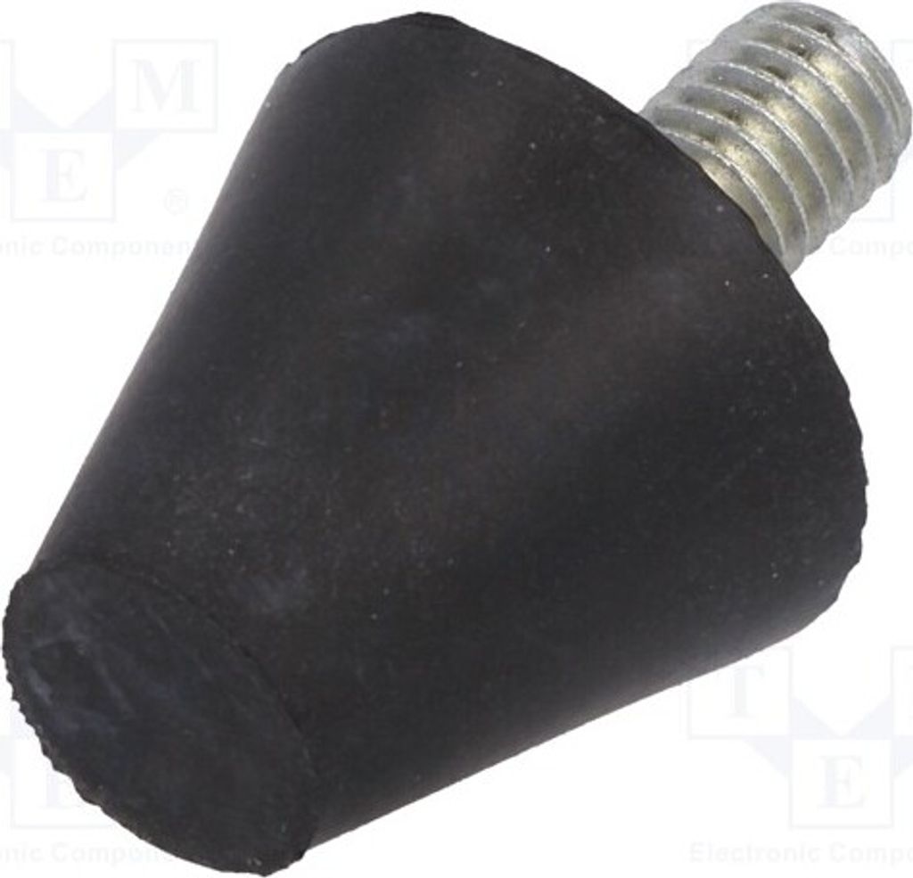 1x Mit vibrationsgeschütztem Stbein Ø: 20mm Shore-Härte: 55±5 DVB.6-20-17-M6-12-5