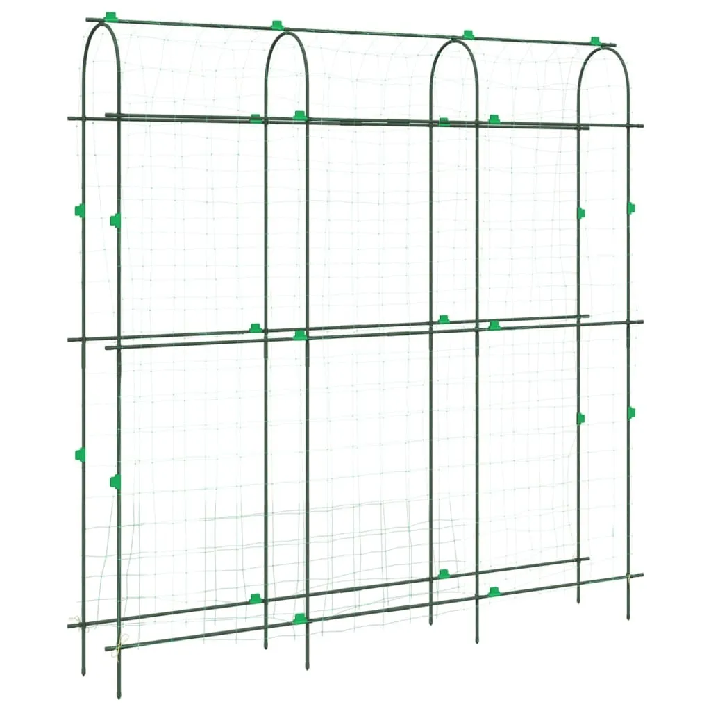 Tuteur pour Plantes Grimpantes et Potager Cadre U 181x31x182,5 cm