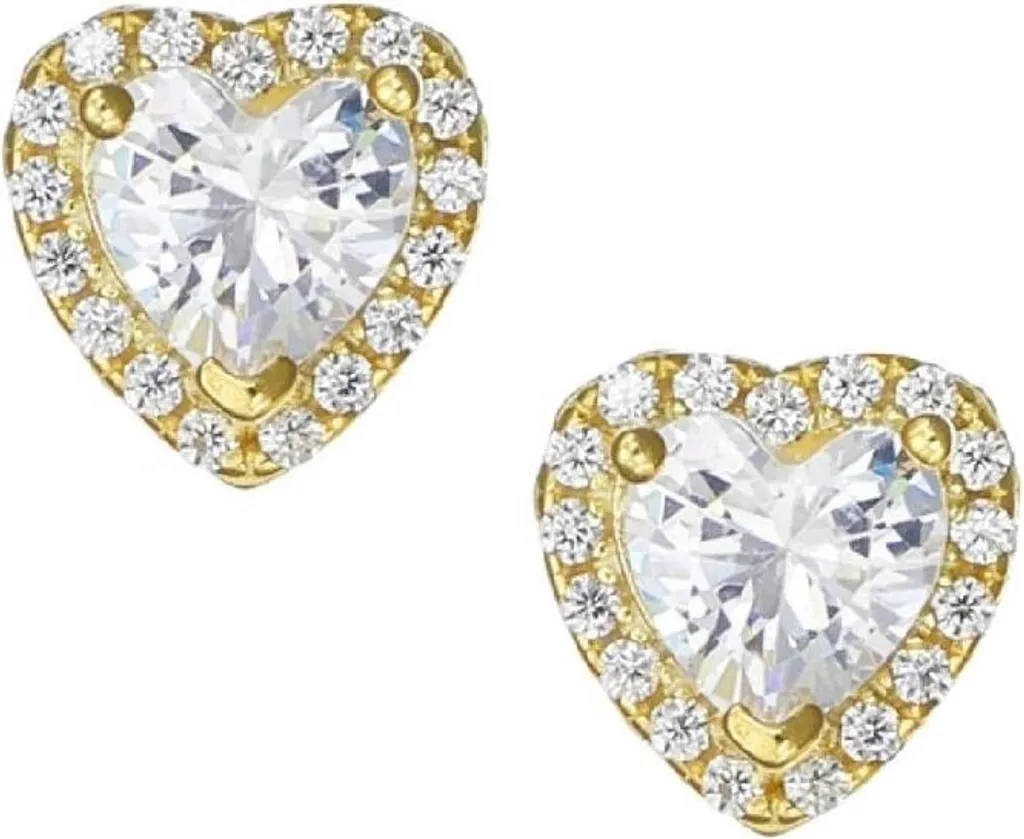Boucles d'oreilles Amen ORTICGB : Bijou Femme en Argent Doré Chic