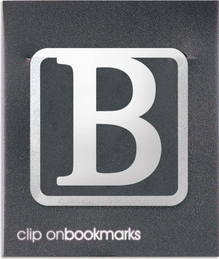 Metall-Lesezeichen „Buchstabe B“ zum Aufstecken