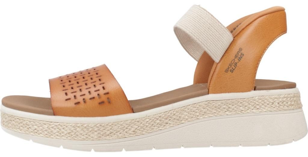 Skechers Slip-Ins: Bobs Sun Ray  Sandalen Plat - Cognac - Produktbild 