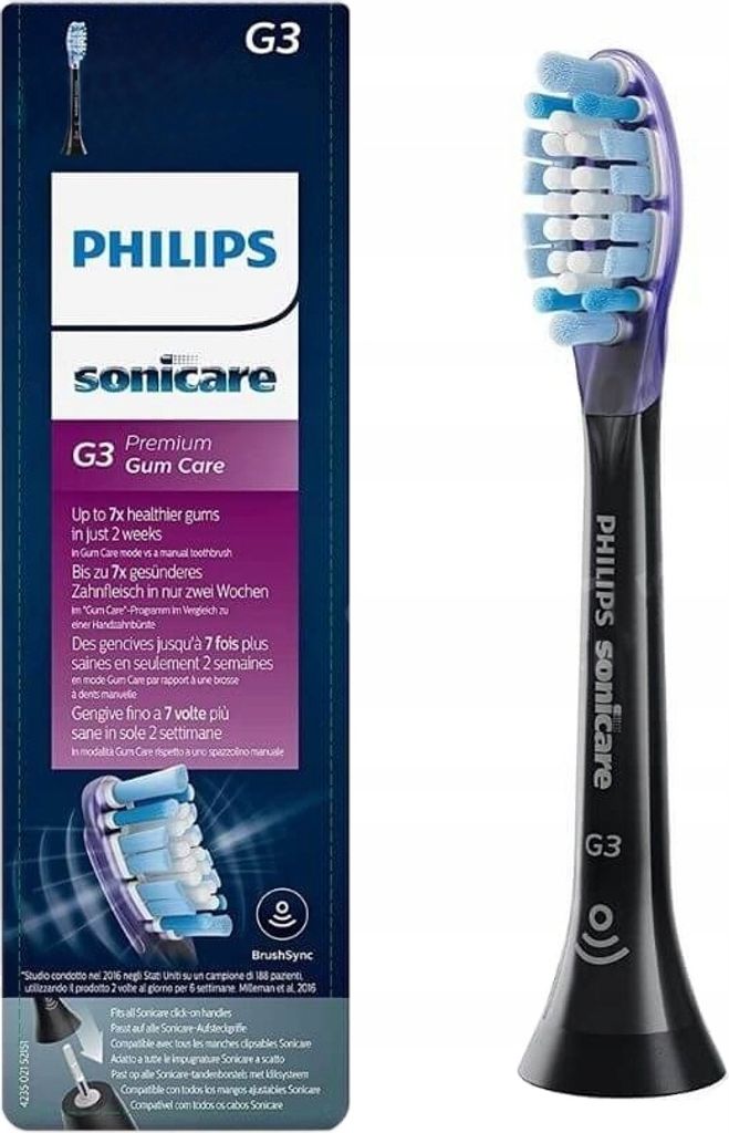 Philips Sonicare Aufsteckbürste HX9051/33 G3 Schwarz Premium Gum Care