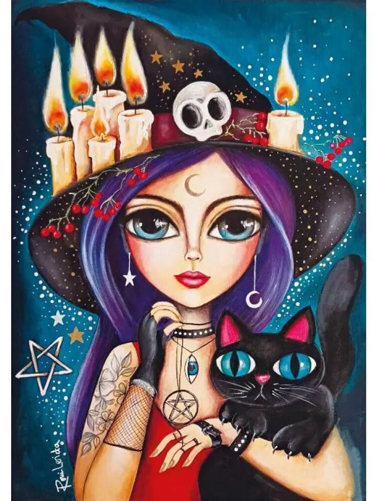 Magnolia Puzzle Sweet Witch - 1000 Teile Puzzle Spiel