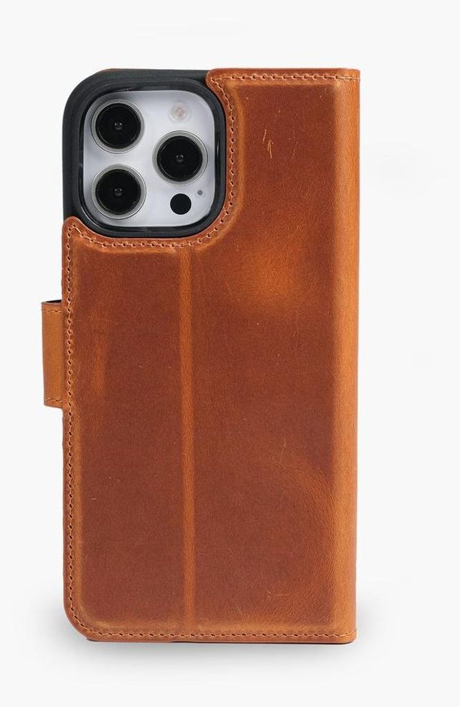 Wachikopa Lederhülle kompatibel mit iPhone 16 Pro mit Kartenfach