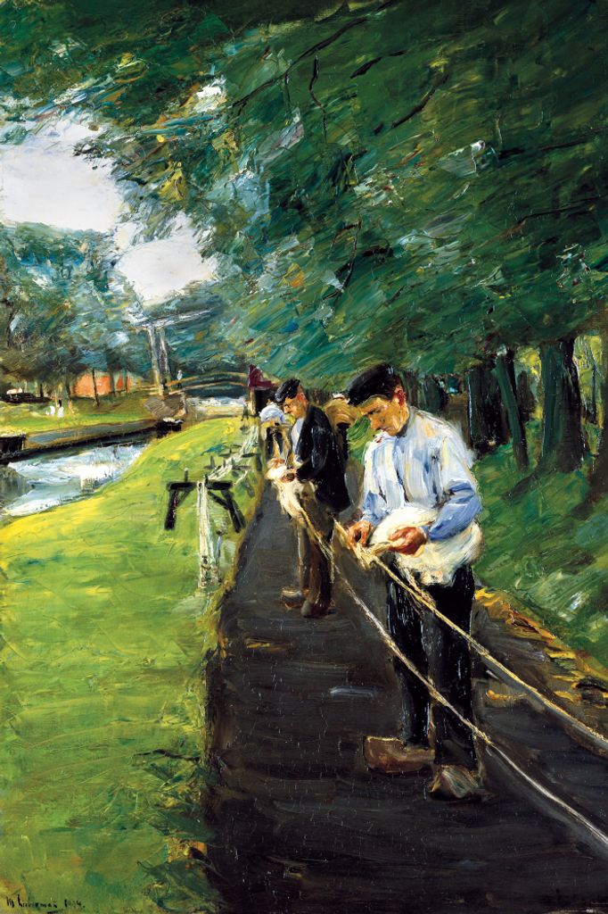 Max Liebermann Kunstdruck Bild - Seilerbahn In Edam, 1904 (120 x 80 cm)