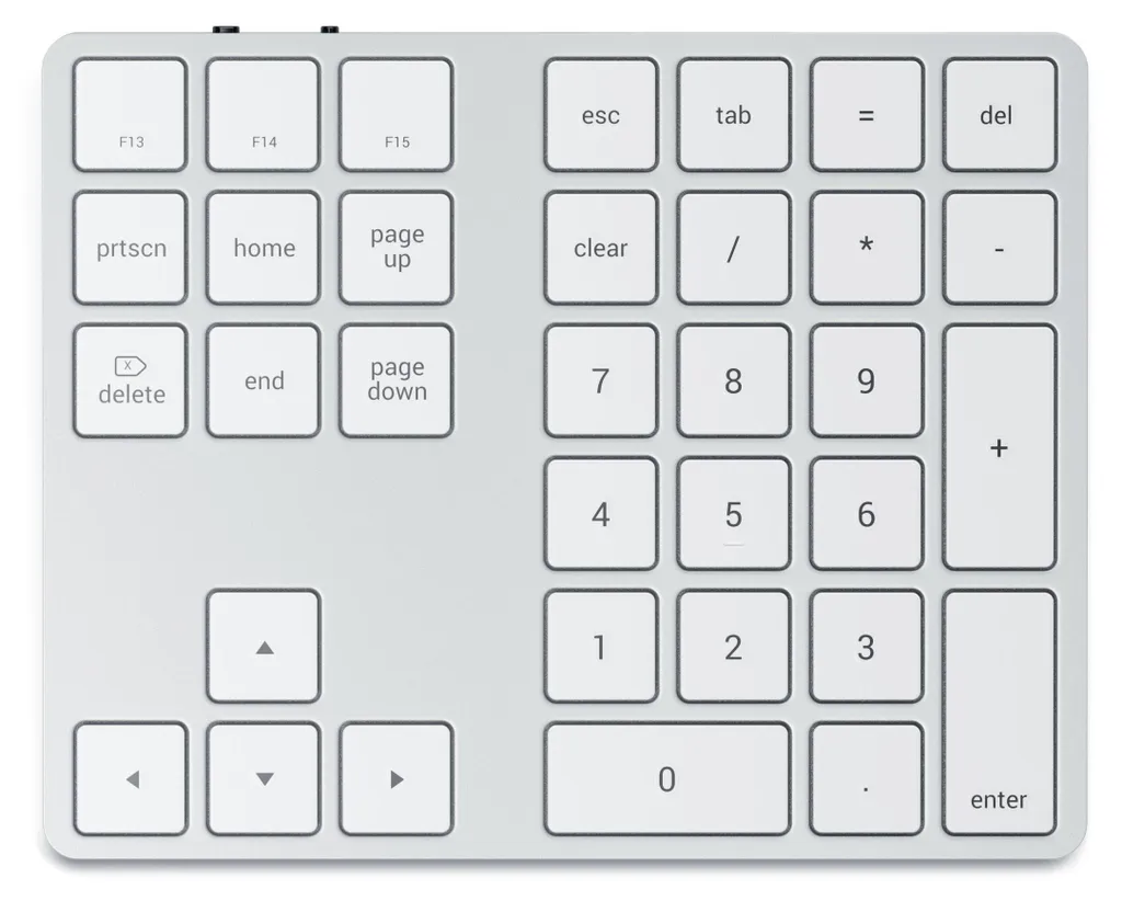 Pavé Numérique Sans Fil Bluetooth Satechi avec Touches de Navigation Mac