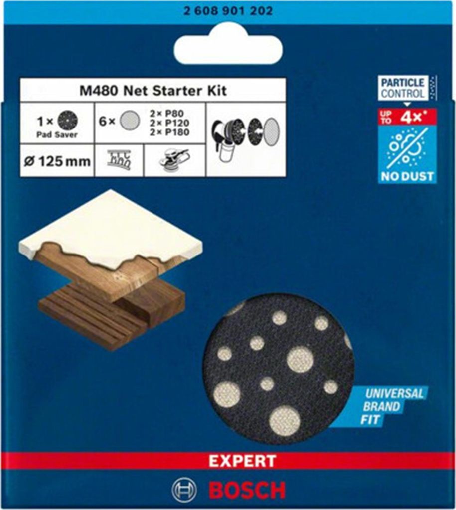 EXPERT M480 Schleifnetz Starter Set, Schleiftellerschoner, Produktbild 