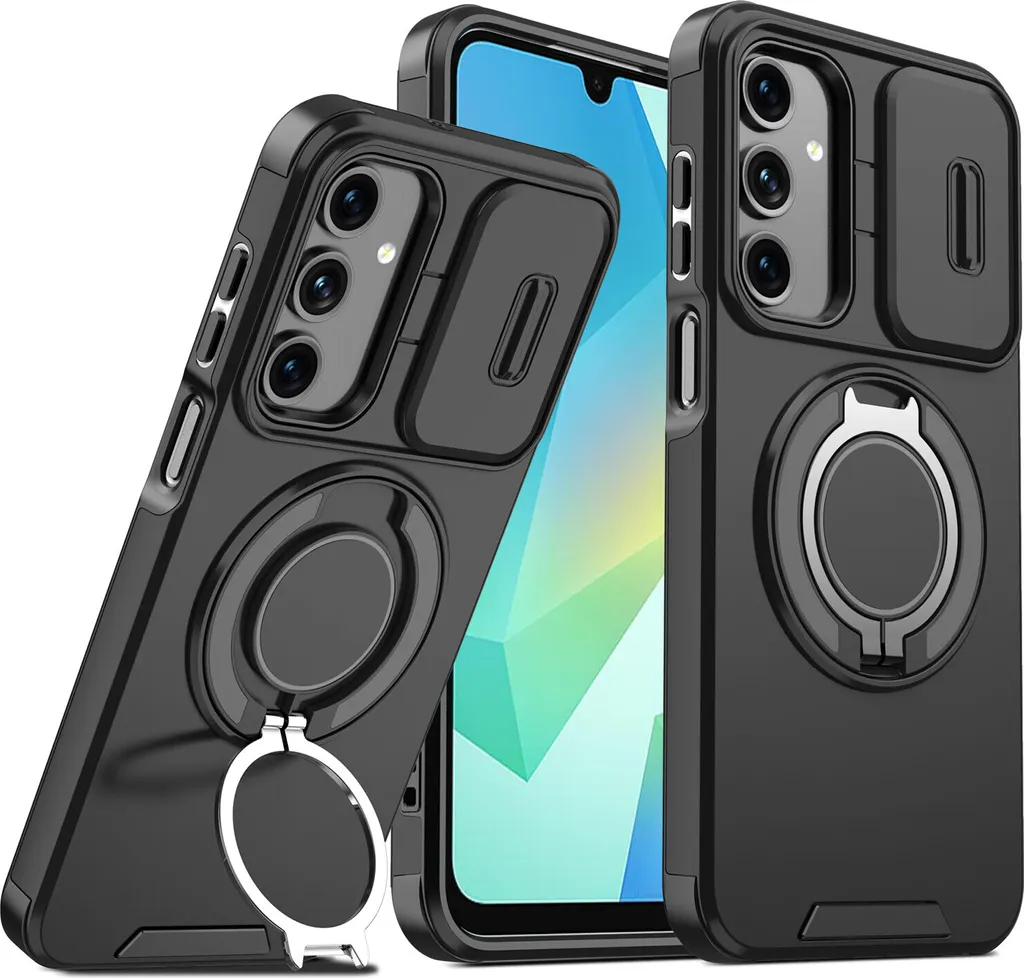Custodia Samsung Galaxy A16 5G/4G: Protezione Totale e Anello Magnetico
