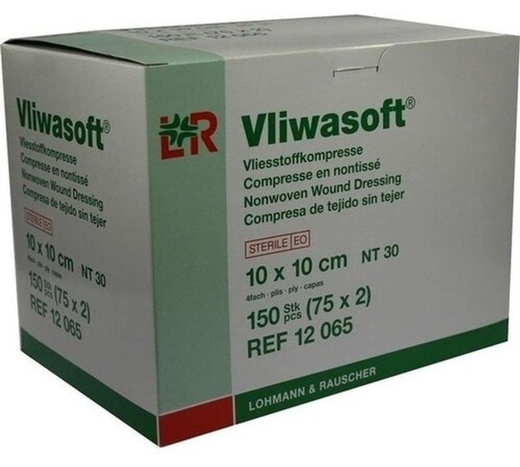 Vliwasoft steriele verbandkompressen van non-woven Productafbeelding 