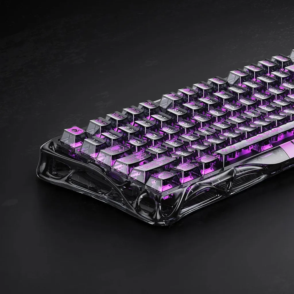Clavier Gaming Magnétique V75 Lite GravaStar Noir Transparent Switch Pro