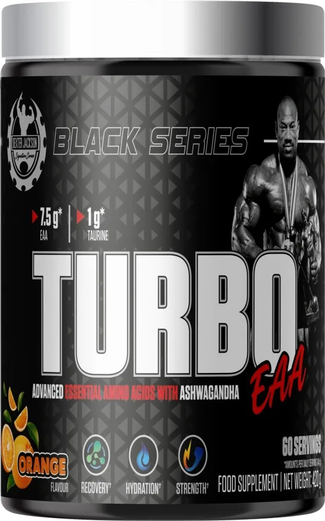 Dexter Jackson Black Series Turbo EAA Powder Orange Acides Aminés 390g