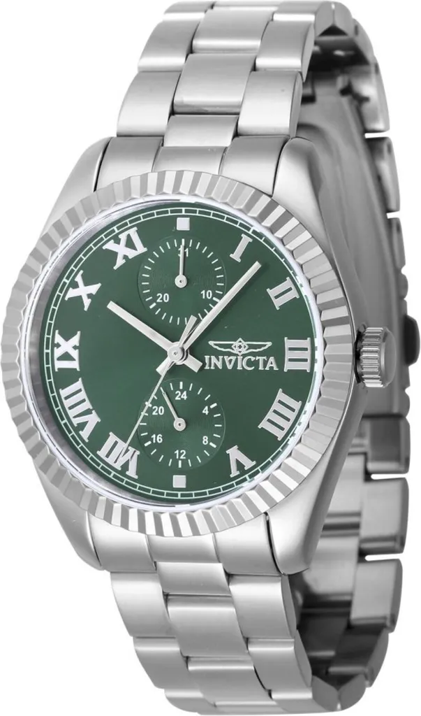 Invicta Specialty 47436 Orologio Donna Elegante Verde e Argento