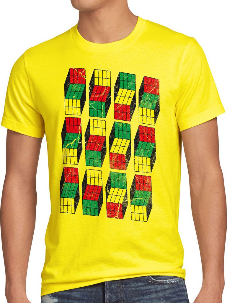 style3 Sheldon Cubes Herren T-Shirt