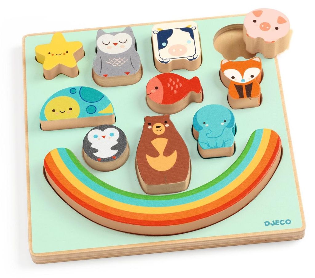 DJECO Balancespiel Vomit mit Regenbogen