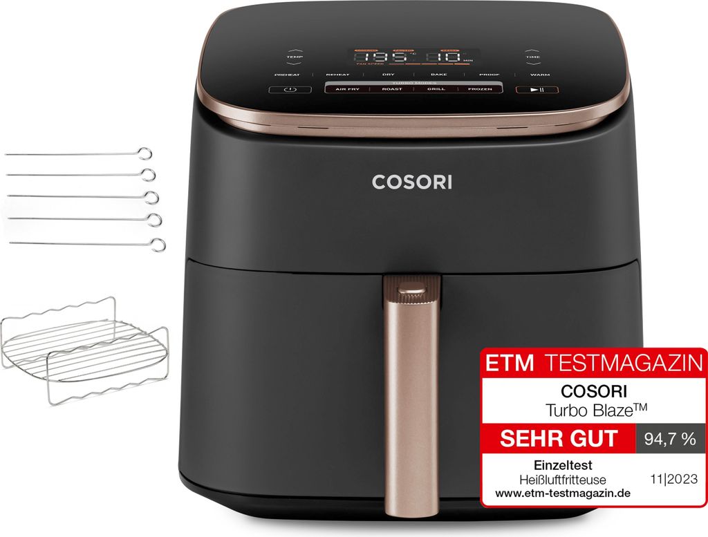 Cosori Heißluftfritteuse XXL Turbo Blaze, 6L Airfryer, Produktbild 
