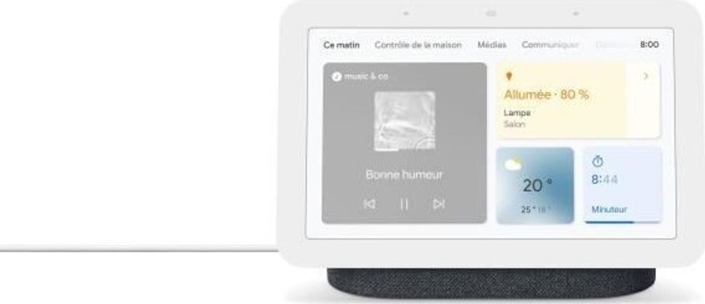 Google Nest Hub 2 węglowy asystent inteligentnego domu Zdjęcie produktu 20
