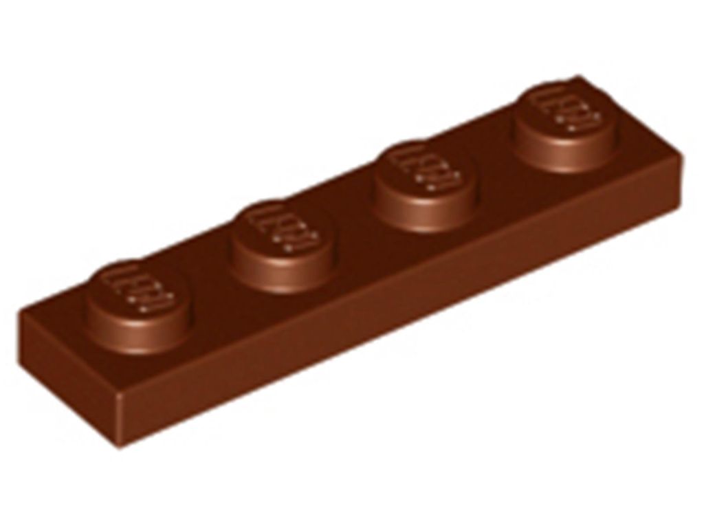 Lego 1x4 Platte 3710 - 1 Stück Rotbraun
