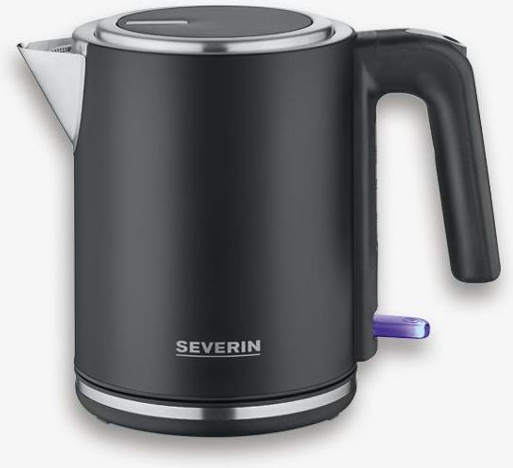 SEVERIN Wasserkocher WK 9555  aus Edelstahl, schwarzsilber Produktbild 