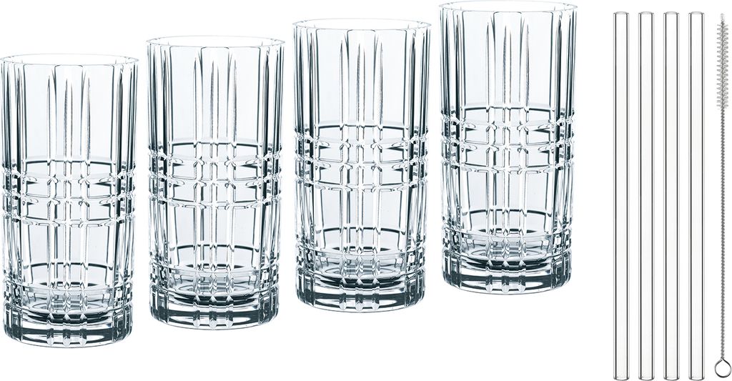 Nachtmann Tastes Good Longdrink Set, 8 dílů, skleněná brčka Obrázek produktu 