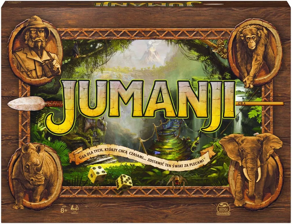 Jeu Jumanji Version Bois : édition deluxe avec accessoires authentiques