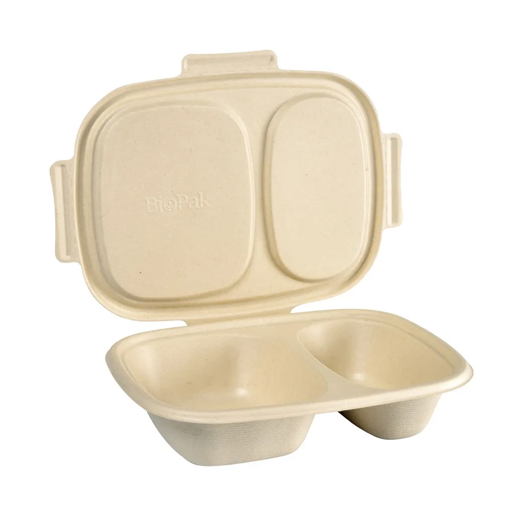 Boîte à capsules Duni Shield avec couvercle 2 séparations 4x50 en carton