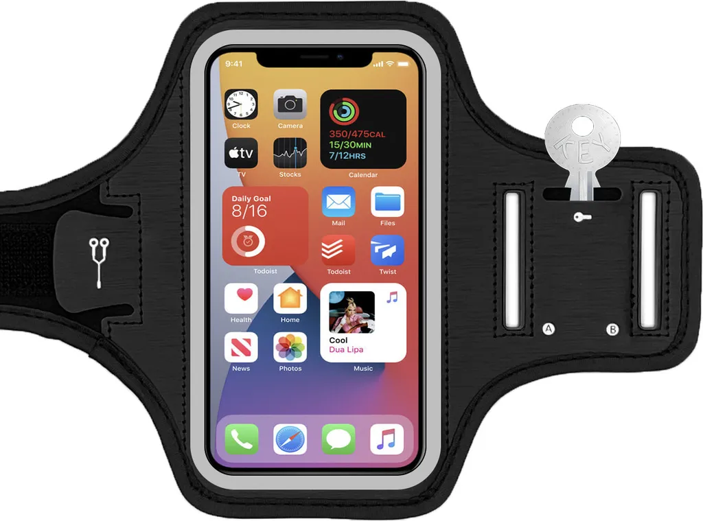 Porta Cellulare Braccio Corsa INF - La Scelta Sicura in Nero