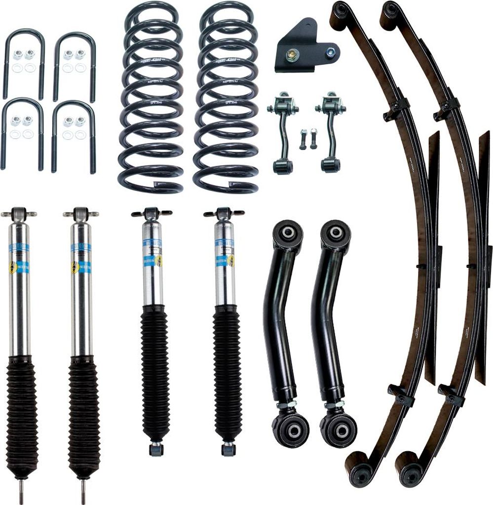 Komplett Fahrwerk +3''=75mm m. Bilstein Dämpfer mit Jeep Produktbild 