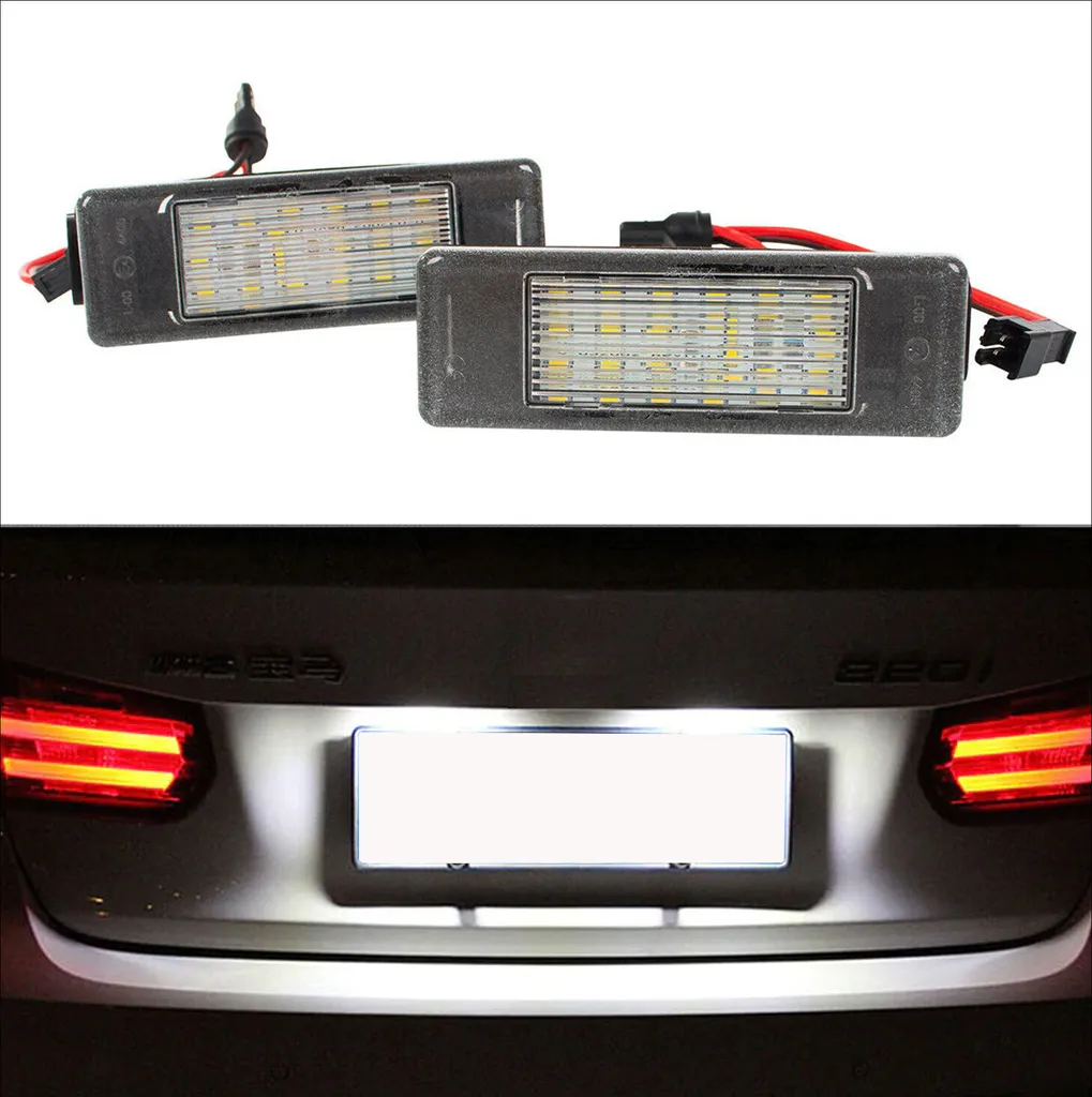 Luci Targa LED Nissan Juke Qashqai X-Trail - Bianco Xenon Look 6000K