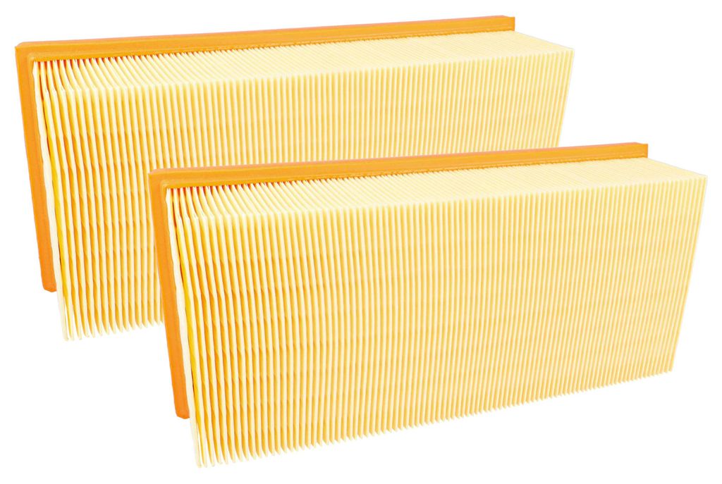 vhbw 2x Flachfaltenfilter ISO ePM10 50% kompatibel mit Produktbild 