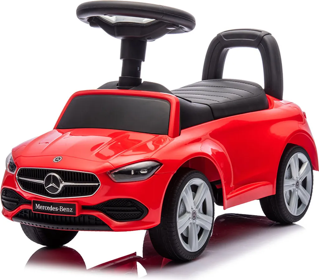 Porteur Enfant Mercedes Classe C Rouge : Jouet Stable et Sécurisé