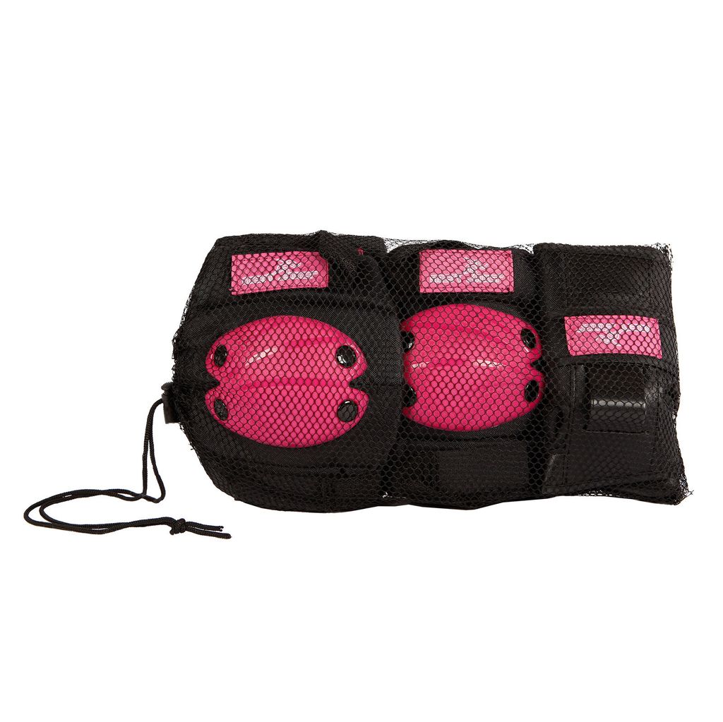 Skateschutzset 6-teilig rosa/schwarz M Produktbild 