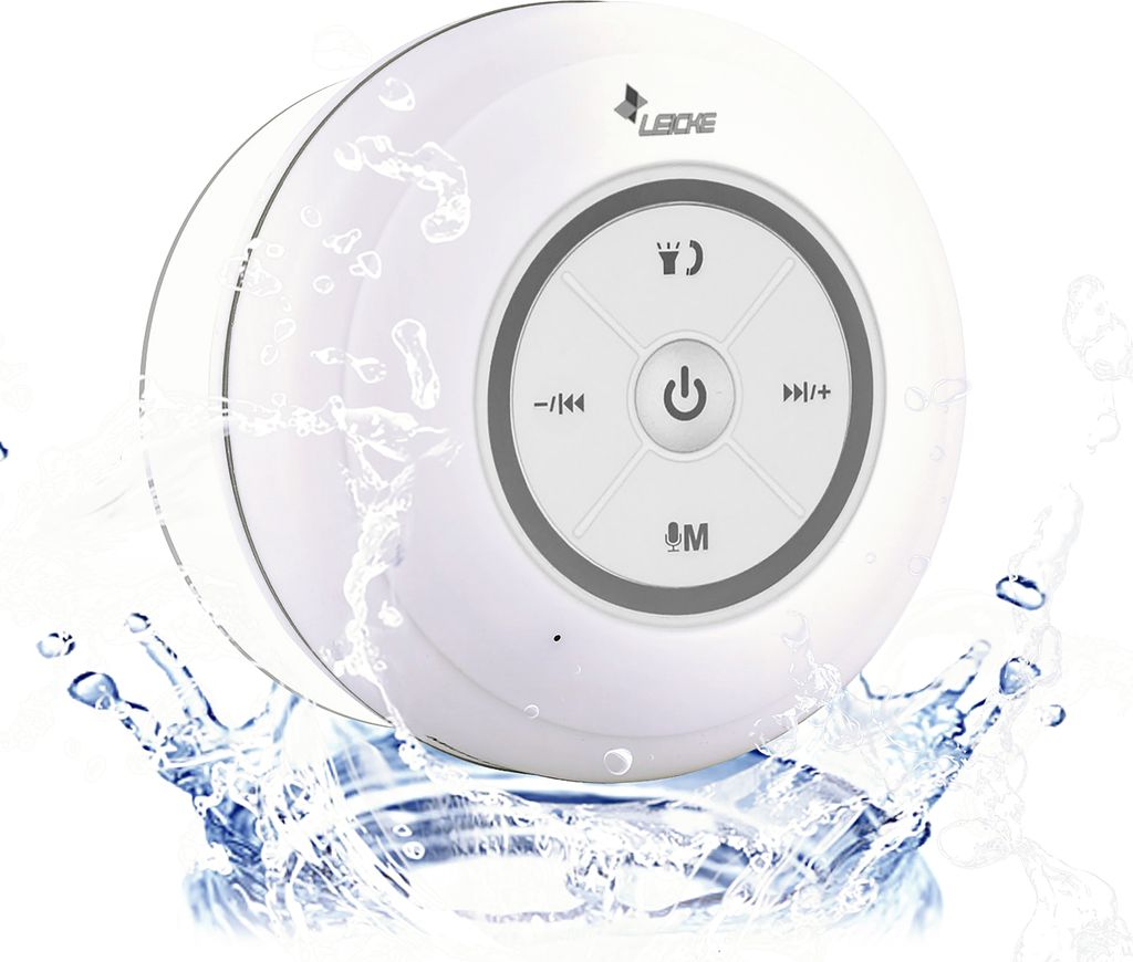LEICKE Bluetooth Duschlautsprecher, Lautsprecher Dusche, Produktbild 