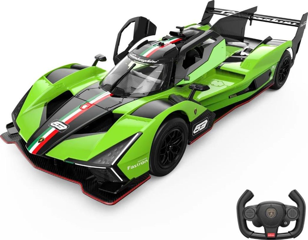 Ferngesteuertes Auto - Lamborghini SC63 LMDh 1:14 - LeMans - Grün