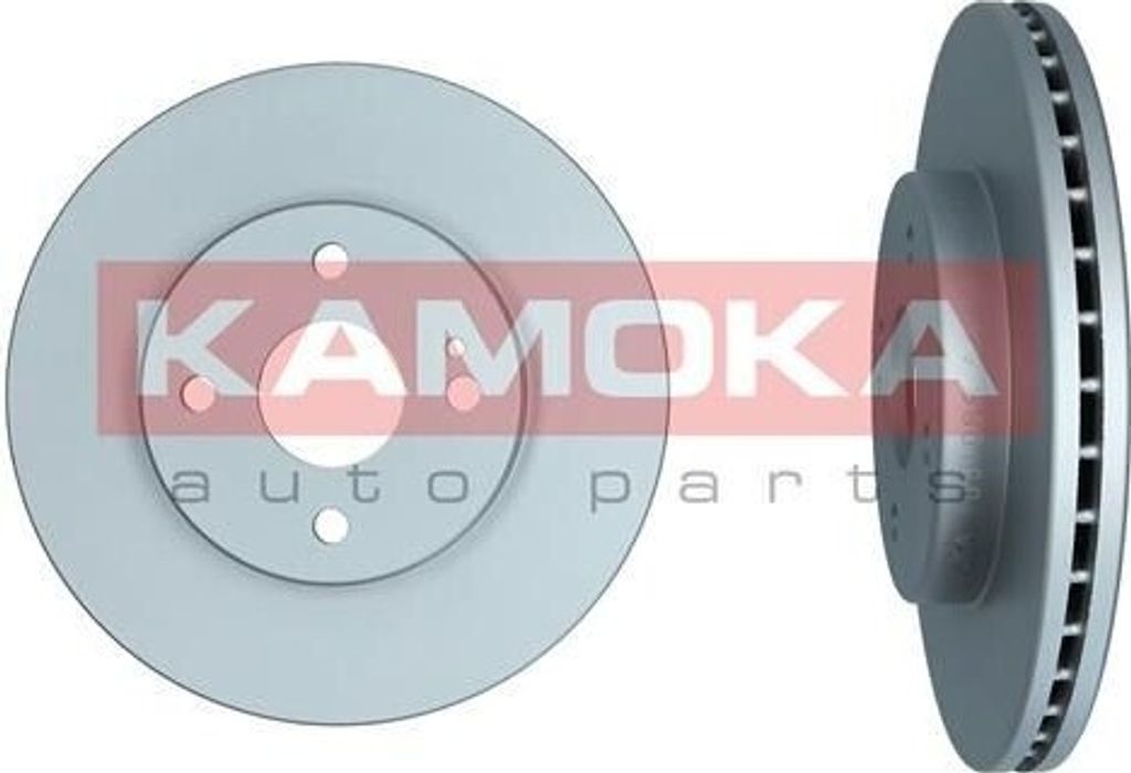 2x KAMOKA Bremsscheibe 1031088 vorne für MAZDA 2 Schrägheck Produktbild 