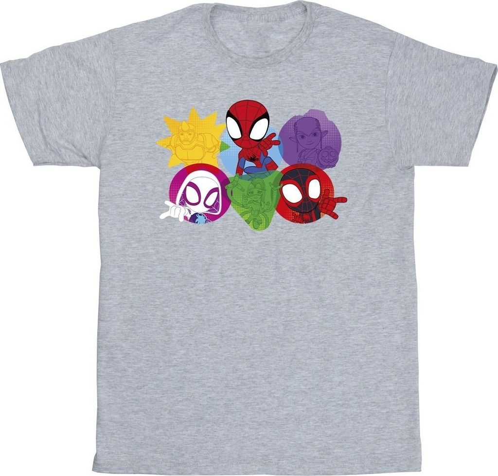 Marvel - "Spidey And His Amazing Friends" T-Shirt für Jungen BI48368 (116) (Grau)