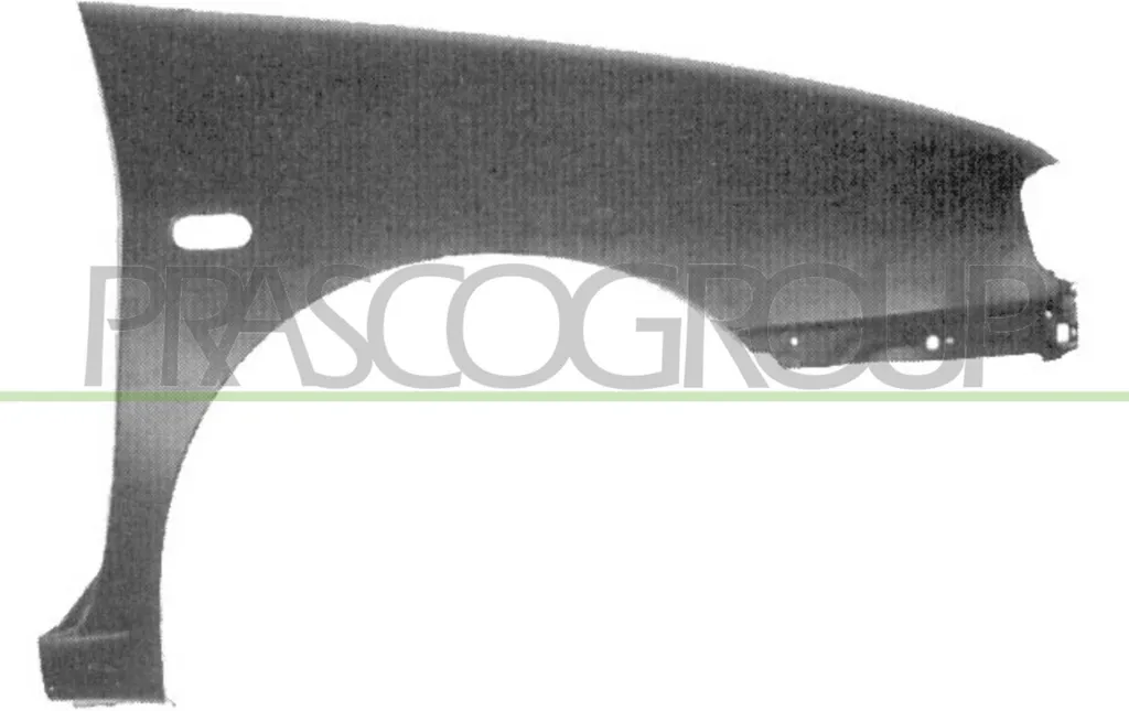 Aile de carrosserie avant droite pour VW Caddy II et Polo - Acier Robuste