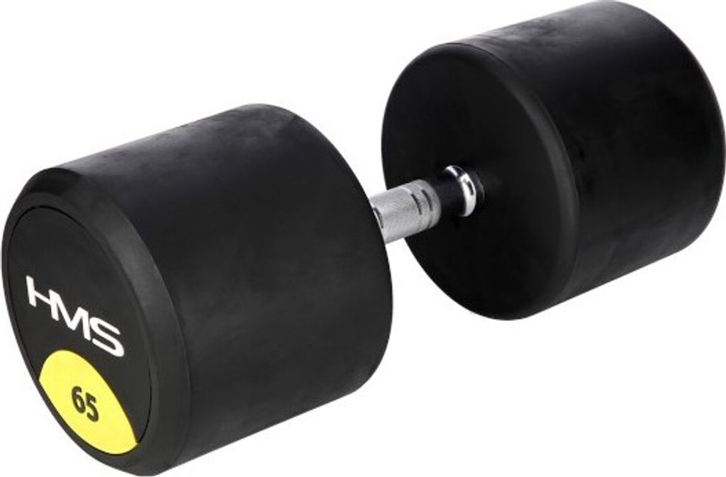 Gumowana hantla jednoręczna HMS HG Pro 65 kg Zdjęcie produktu 
