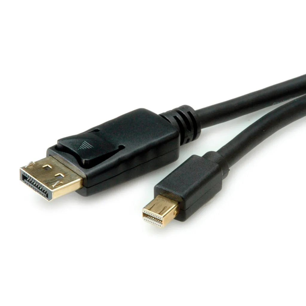 Câble Mini DisplayPort DisplayPort 2m haute résolution 4K UHD Noir Pro