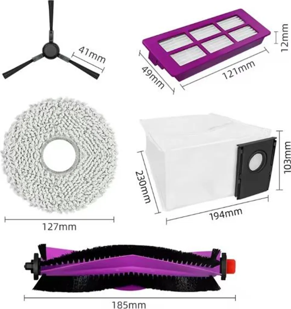 Réparer votre Midea V15 : Pack Accessoires pour retrouver l'Aspiration