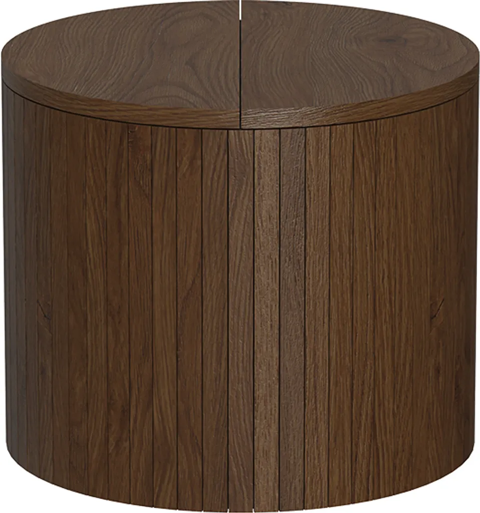 Tavolino da Caffè Vicco Tavilo Noce 38 cm | Design Minimal per il Living